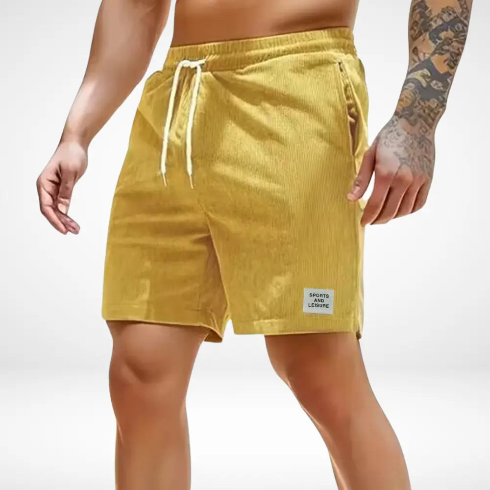 Short décontracté à taille élastique et cordon pour Homme – Tran