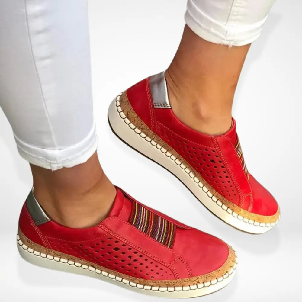 Baskets à élastique rayé contrasté pour Femme – Briggs