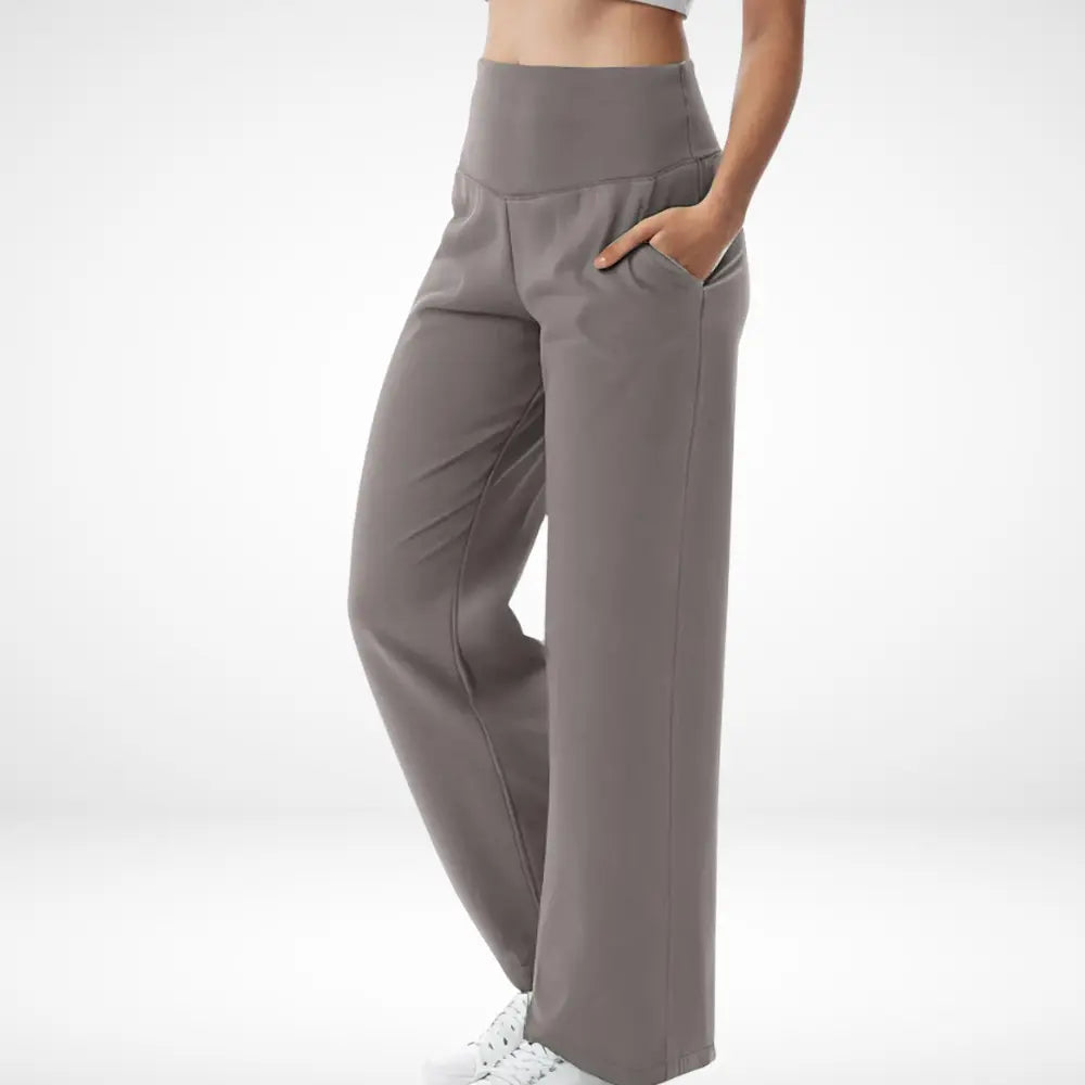 Pantalon flare à taille haute évasée pour Femme – Fayie