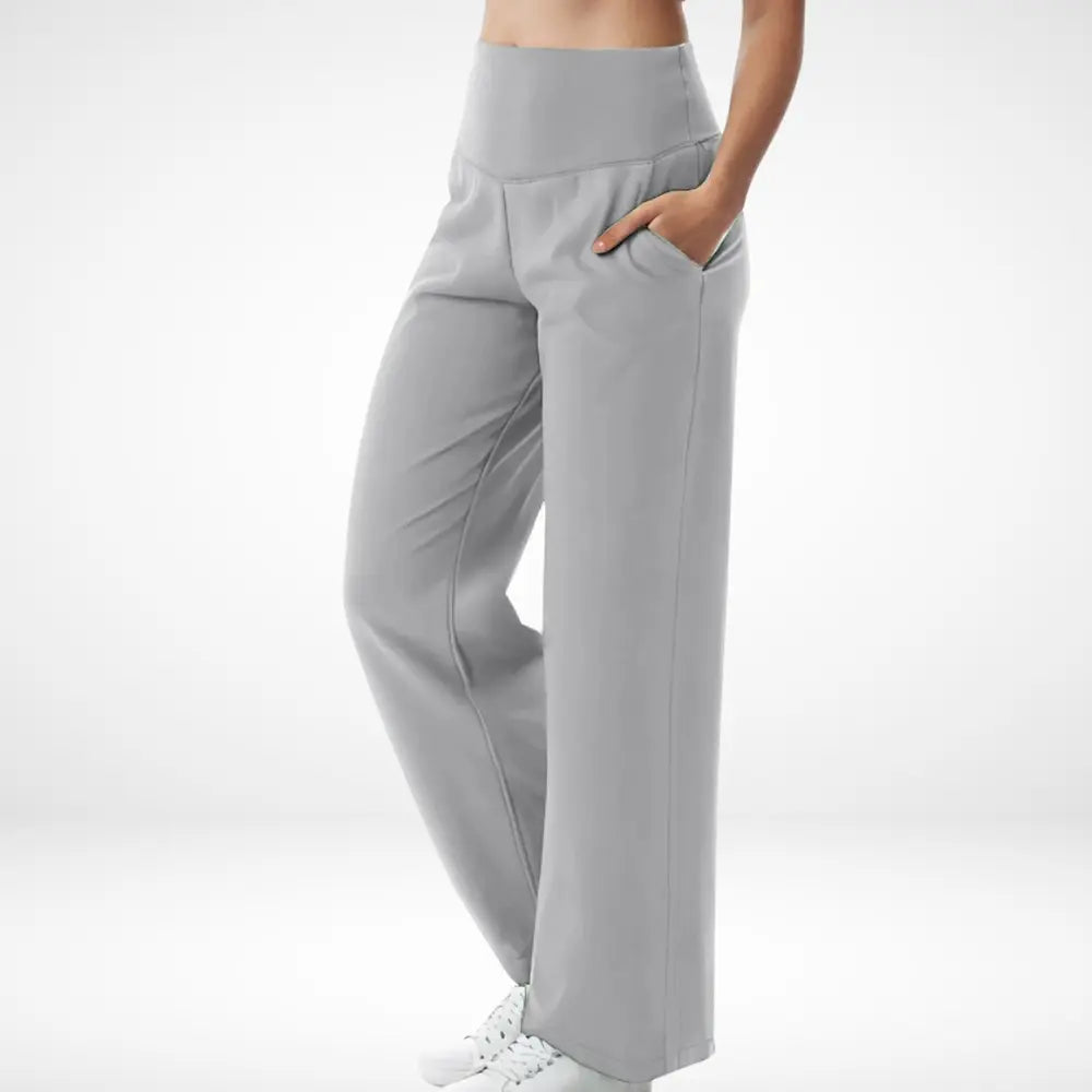 Pantalon flare à taille haute évasée pour Femme – Fayie