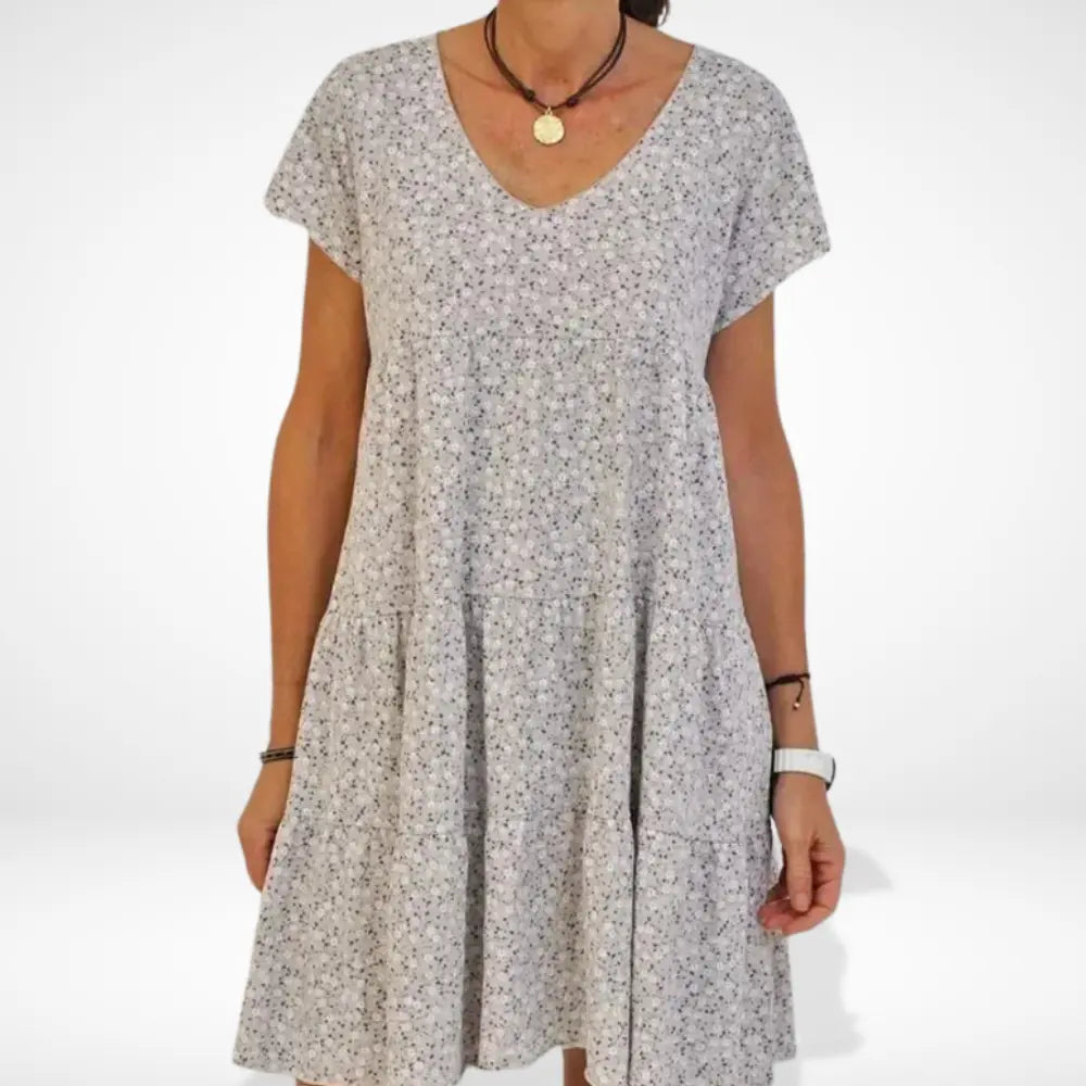 Robe d’été midi à petites fleurs pour Femme – Rosalinds