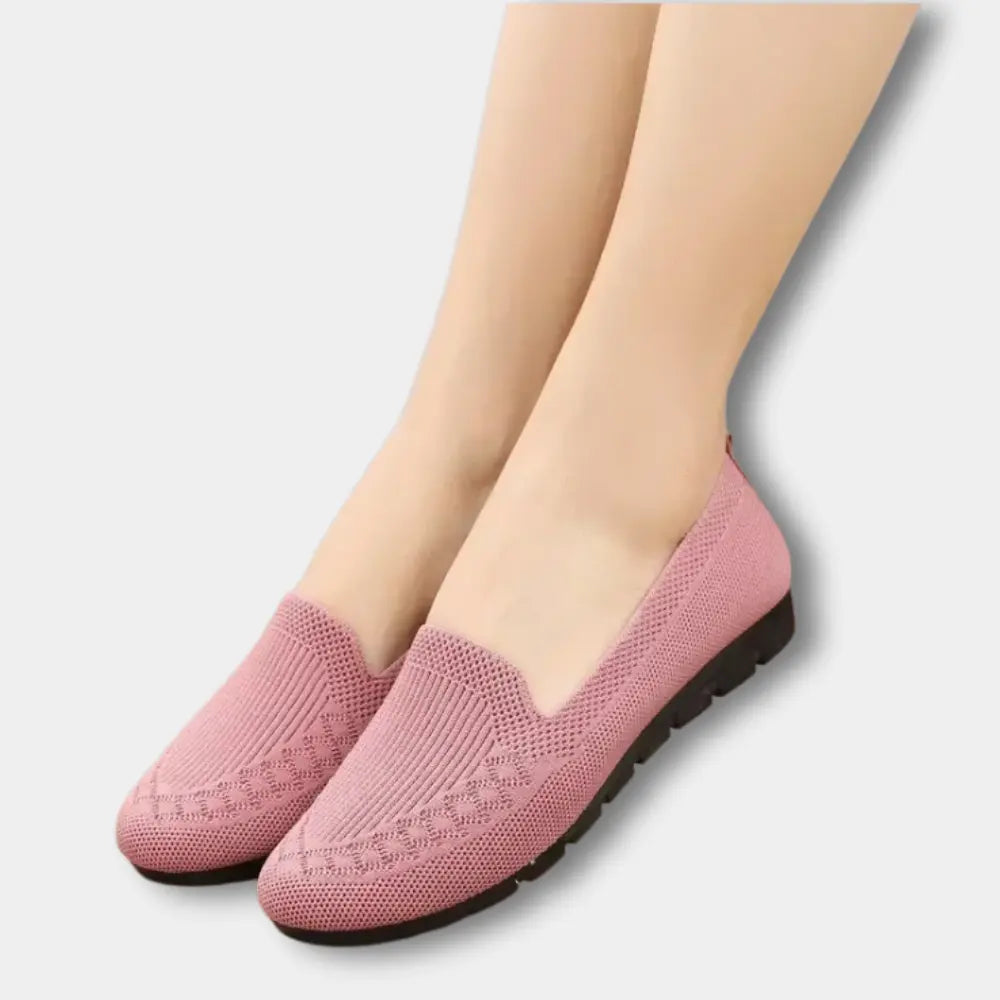 Ballerines plates à motif tissé discret pour Femme – Della