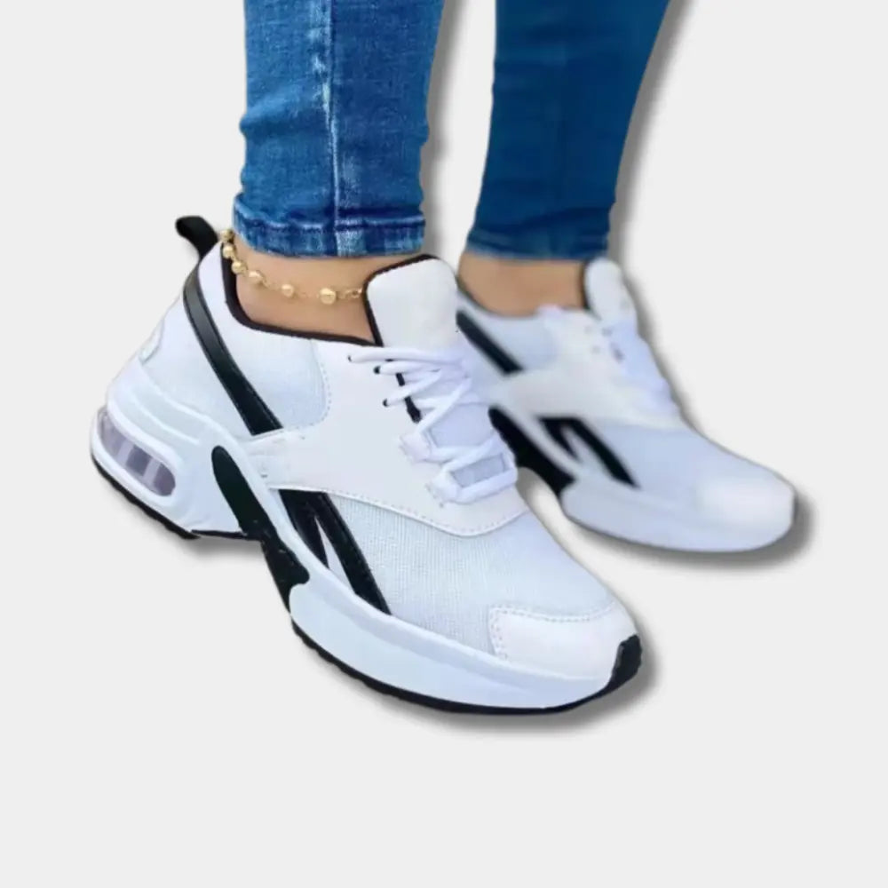 Baskets à effet dégradé arc-en-ciel pour un look tendance au quotidien pour Femmes – Jami