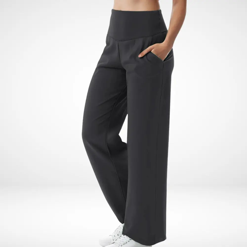 Pantalon flare à taille haute évasée pour Femme – Fayie