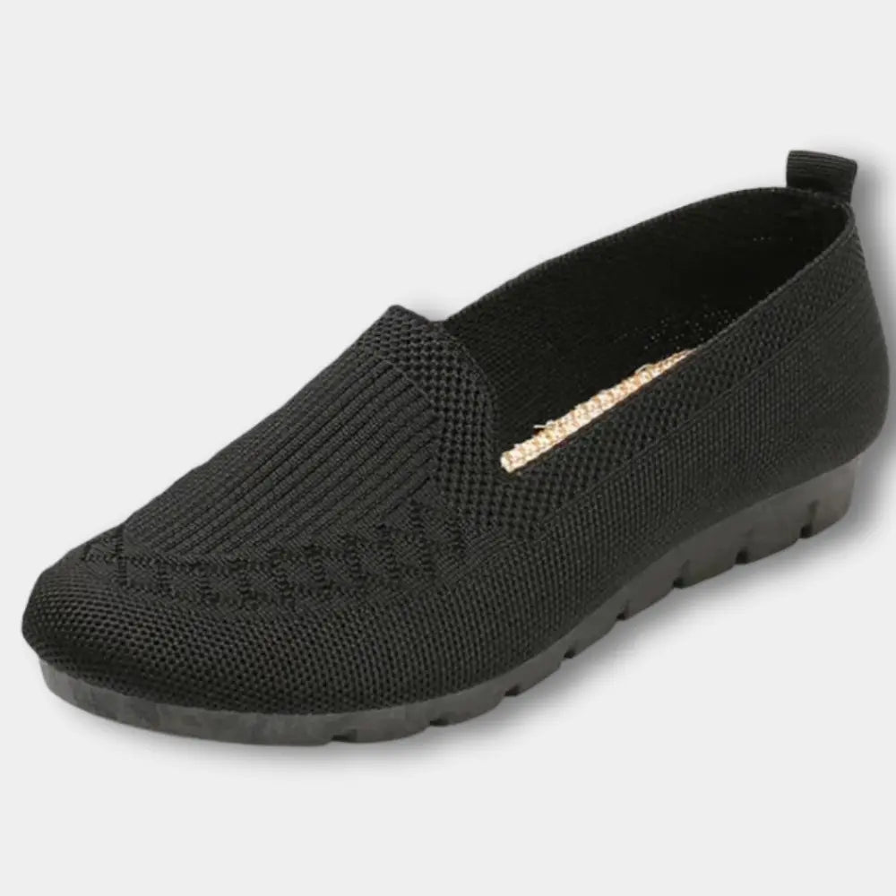 Ballerines plates à motif tissé discret pour Femme – Della