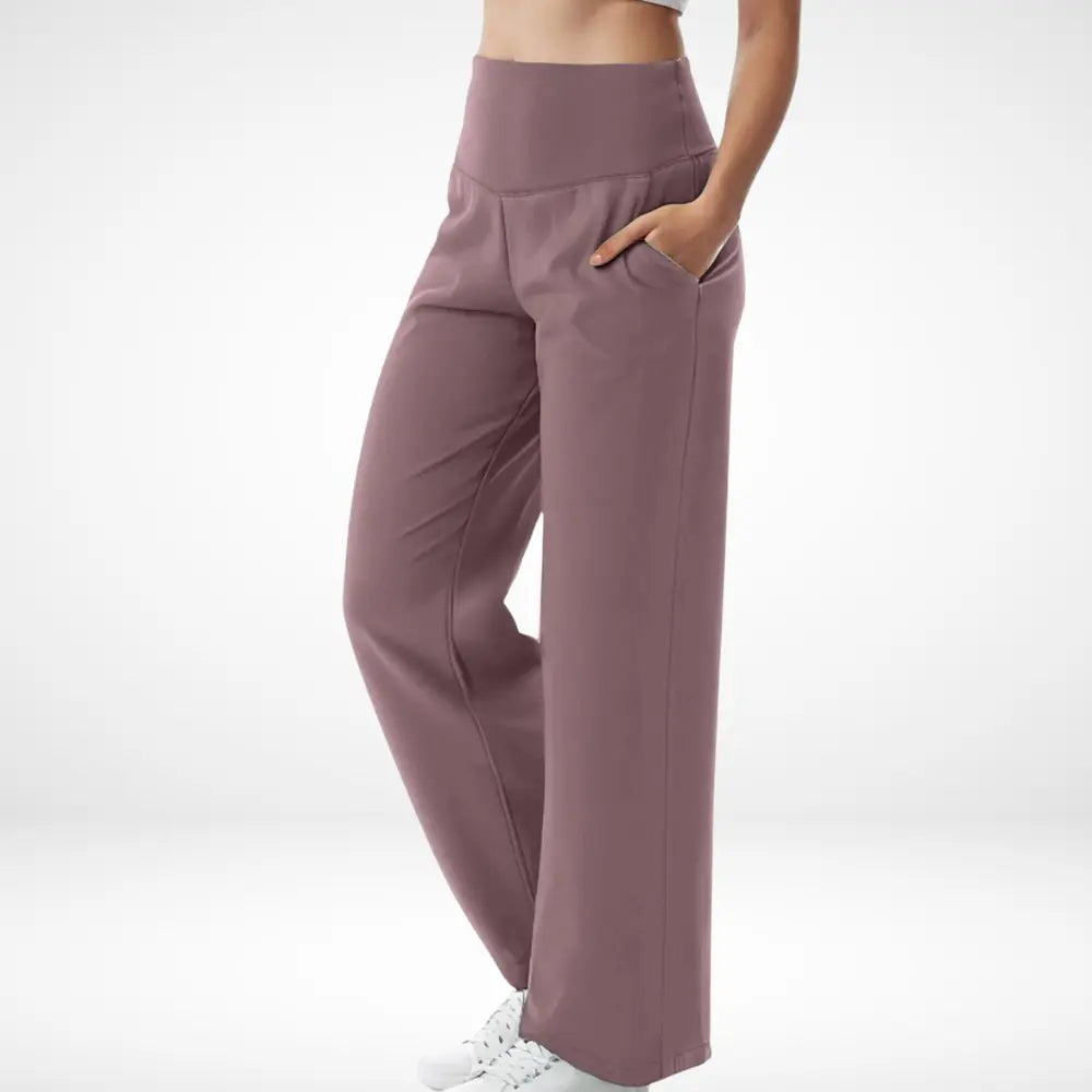 Pantalon flare à taille haute évasée pour Femme – Fayie