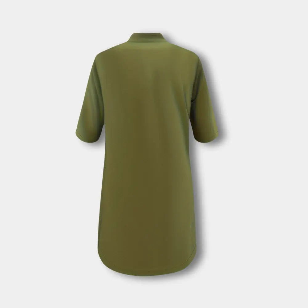 Robe d’été boutonnée à coupe droite pour Femme – Kane