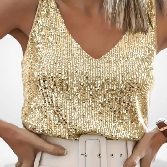 Top de soirée à sequins brillants pour Femme – Lillie