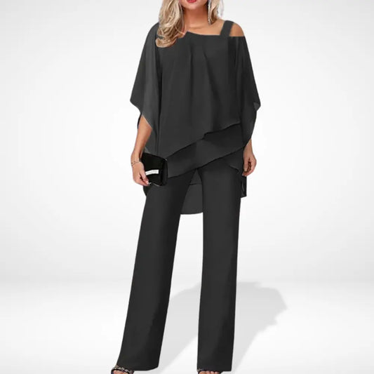 Ensemble coordonné à superpositions fluides pour Femme – Jesie