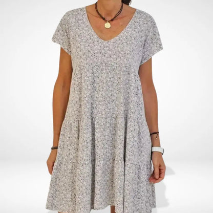 Robe d’été midi à petites fleurs pour Femme – Rosalinds