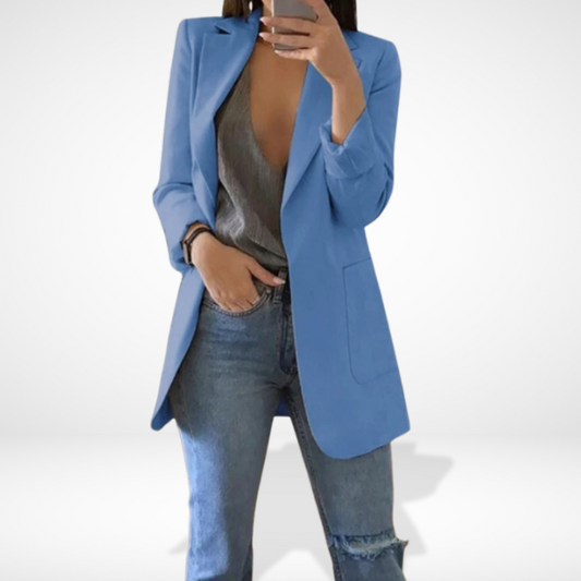 Blazer long coupe droite pour Femme – Jule