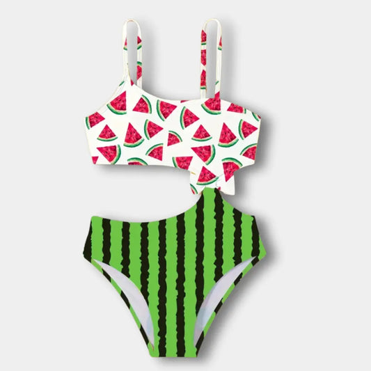 Bikini à motif pastèque dépareillé pour Femme – Zane