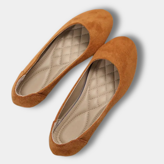 Ballerines à bout arrondi minimaliste pour Femme – Lily