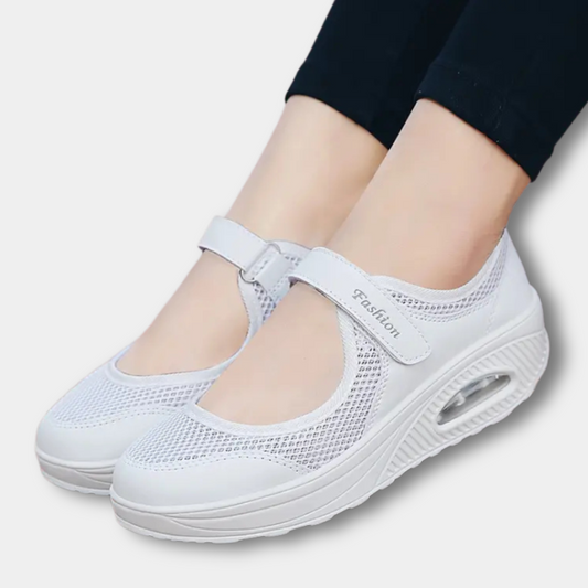 Sneakers femme à bride ajourée – Leslie
